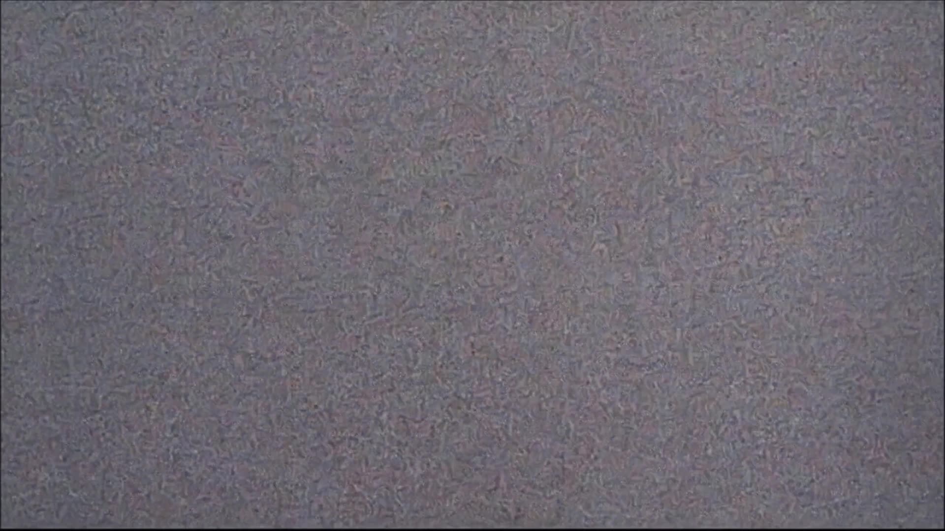 Static, before anything surfaces